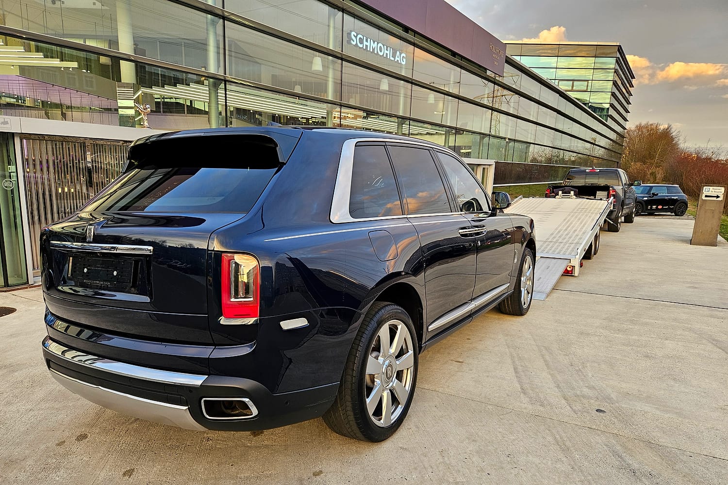 Rolls-Royce Cullinan on Under Cover’s exclusive vehicle transport